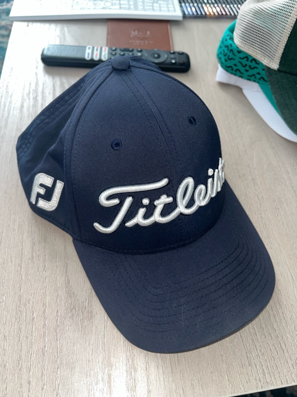Titleist Navy Cap with White Script Logo